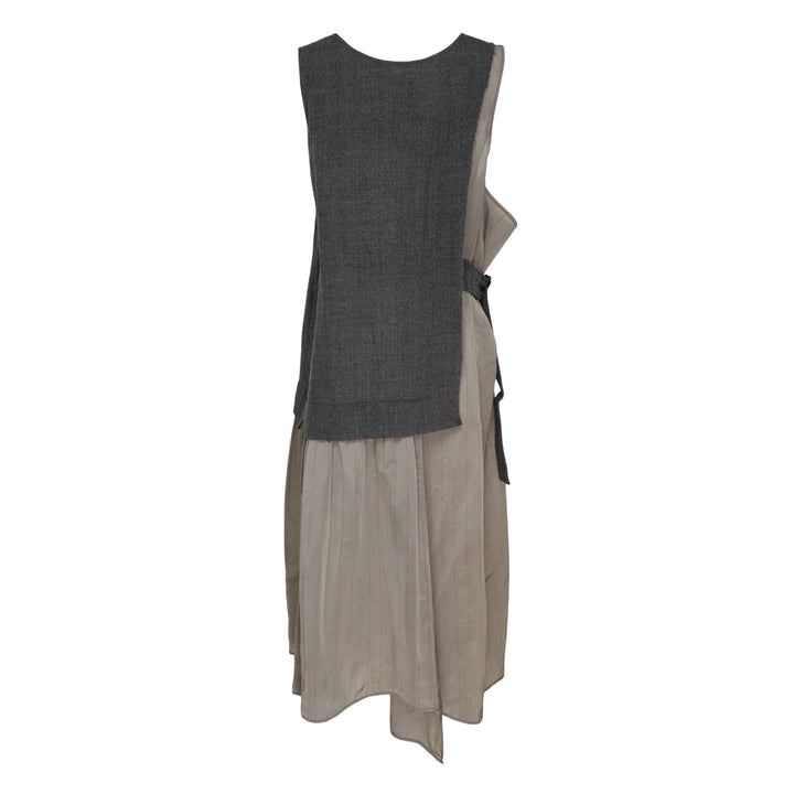 Combination Sleeveless Dress