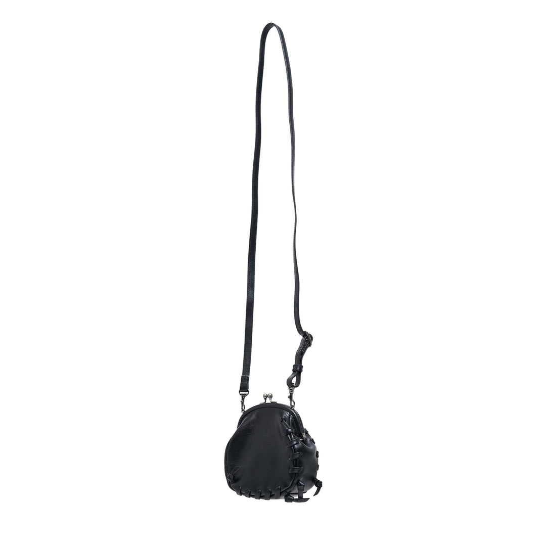 Mini Metal Clasp Shoulder Bag
