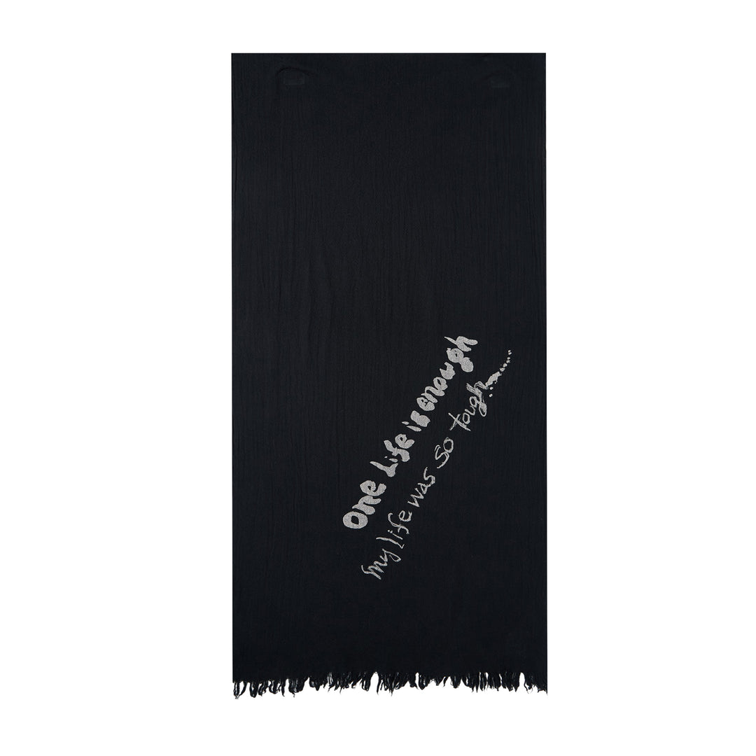 Oversized Fringe Scarf