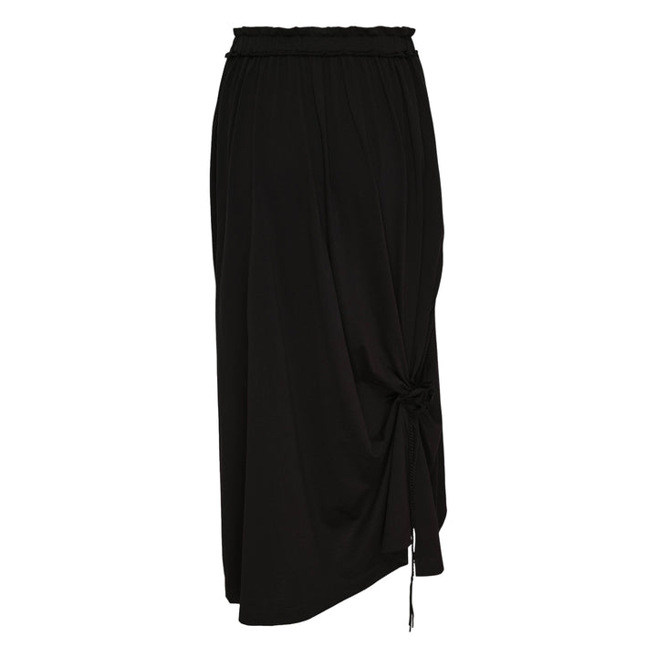 Lace-Up String Asymmetric Skirt