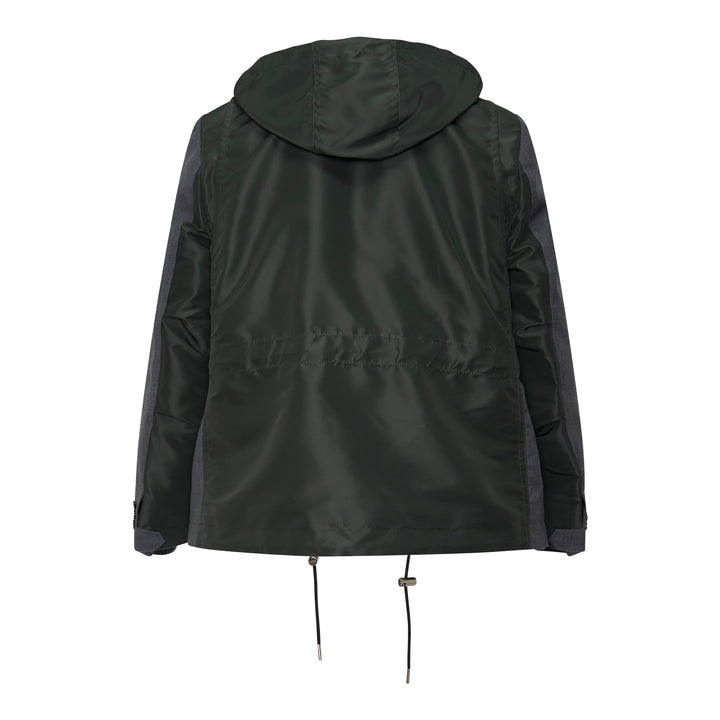 Suiting Nylon Twill Hooded Jacket