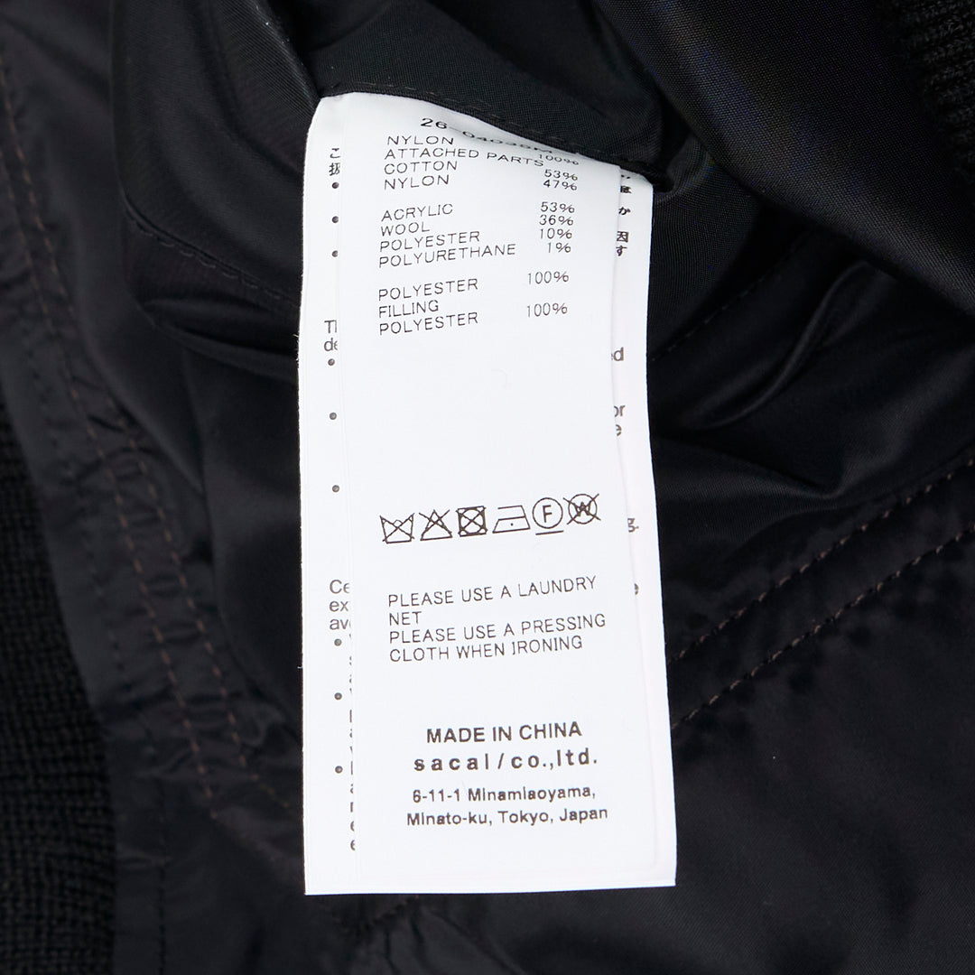 Nylon Twill Reversible Blouson