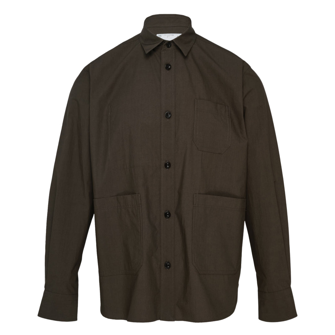 Cotton Typewriter Long Sleeve Shirt