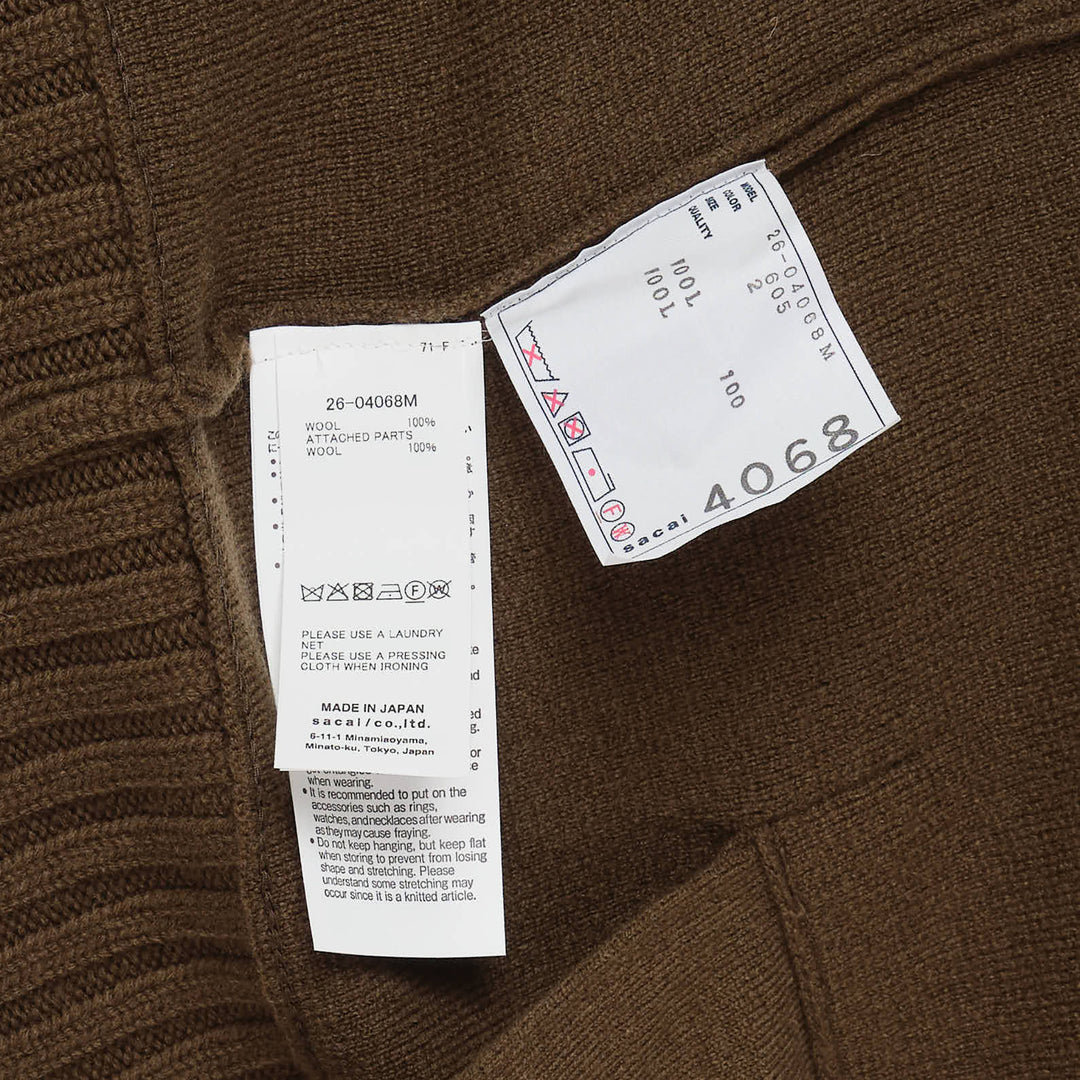 Wool Knit Cardigan