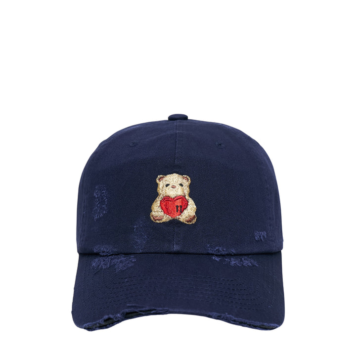 Distressed Teddy Bear Baseball Cap