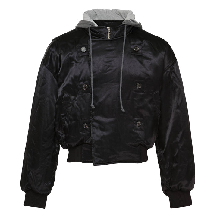 Double Hoodie Bomber Jacket