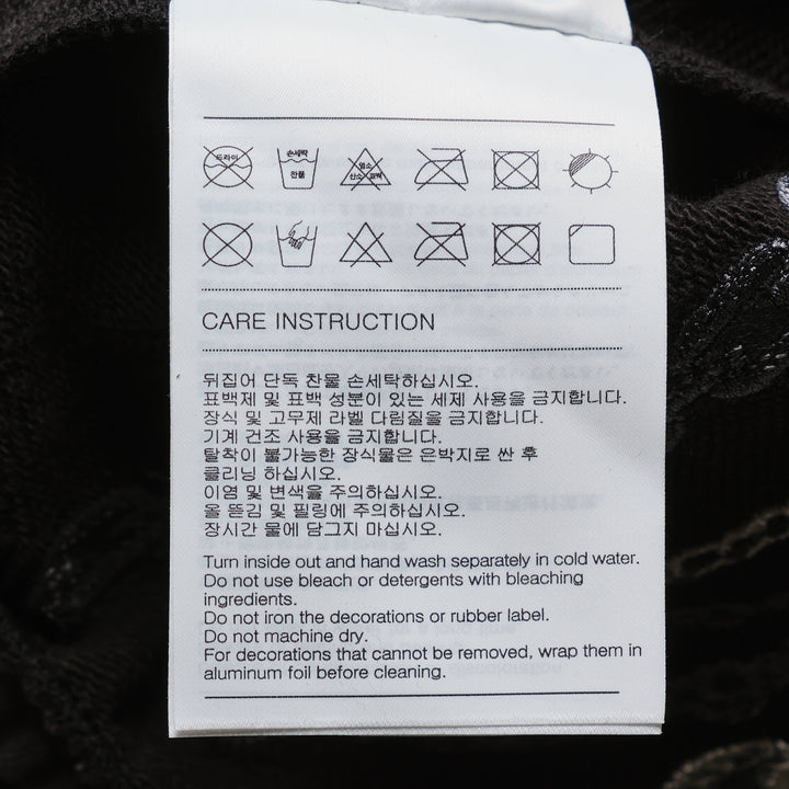 Black Chain Graphic Sweatpants