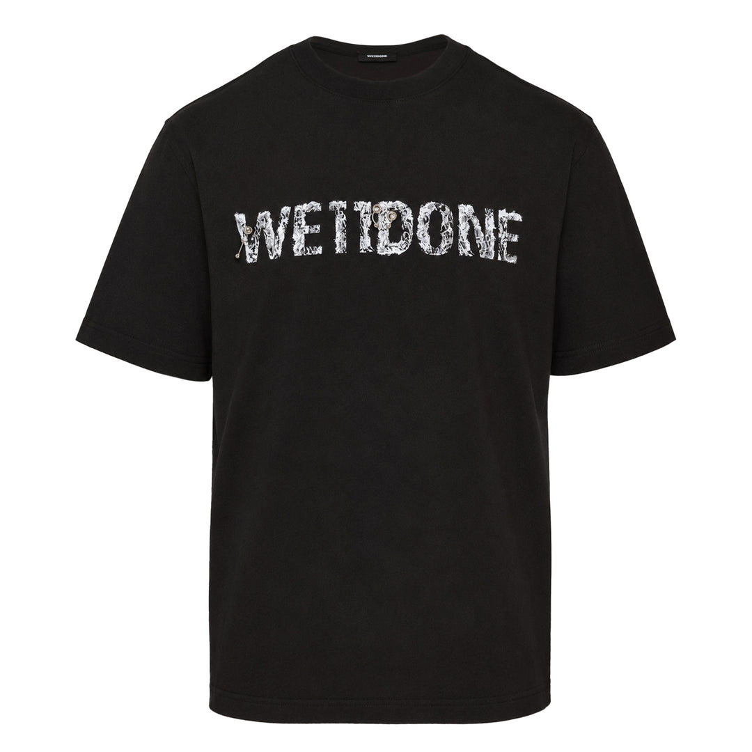 Black Lace Pattern Logo Tee