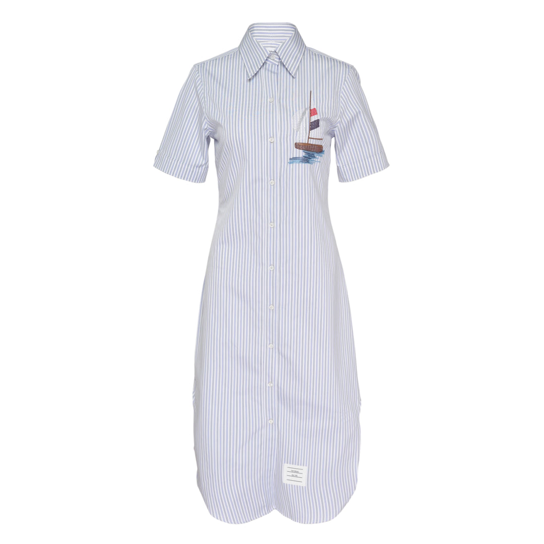 Classic Short Sleeve Shirt Dress