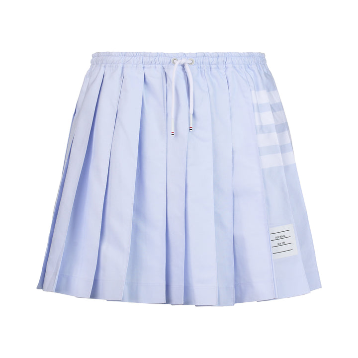 Mini Drawstring Pleated Skirt