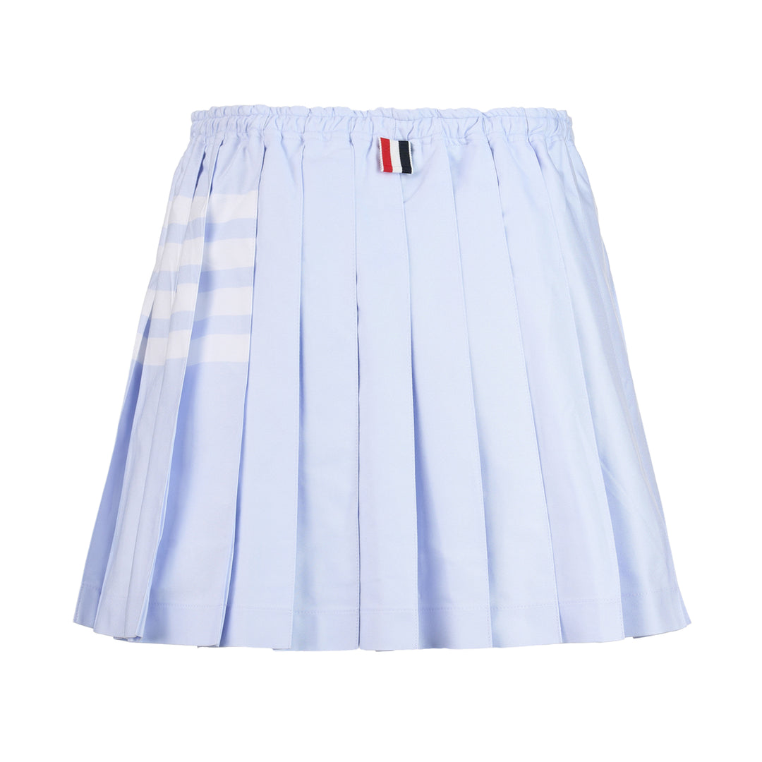 Mini Drawstring Pleated Skirt