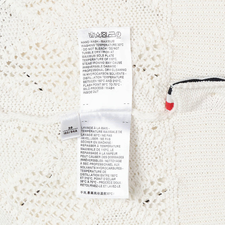 Argyle Pointelle Cable Cardigan