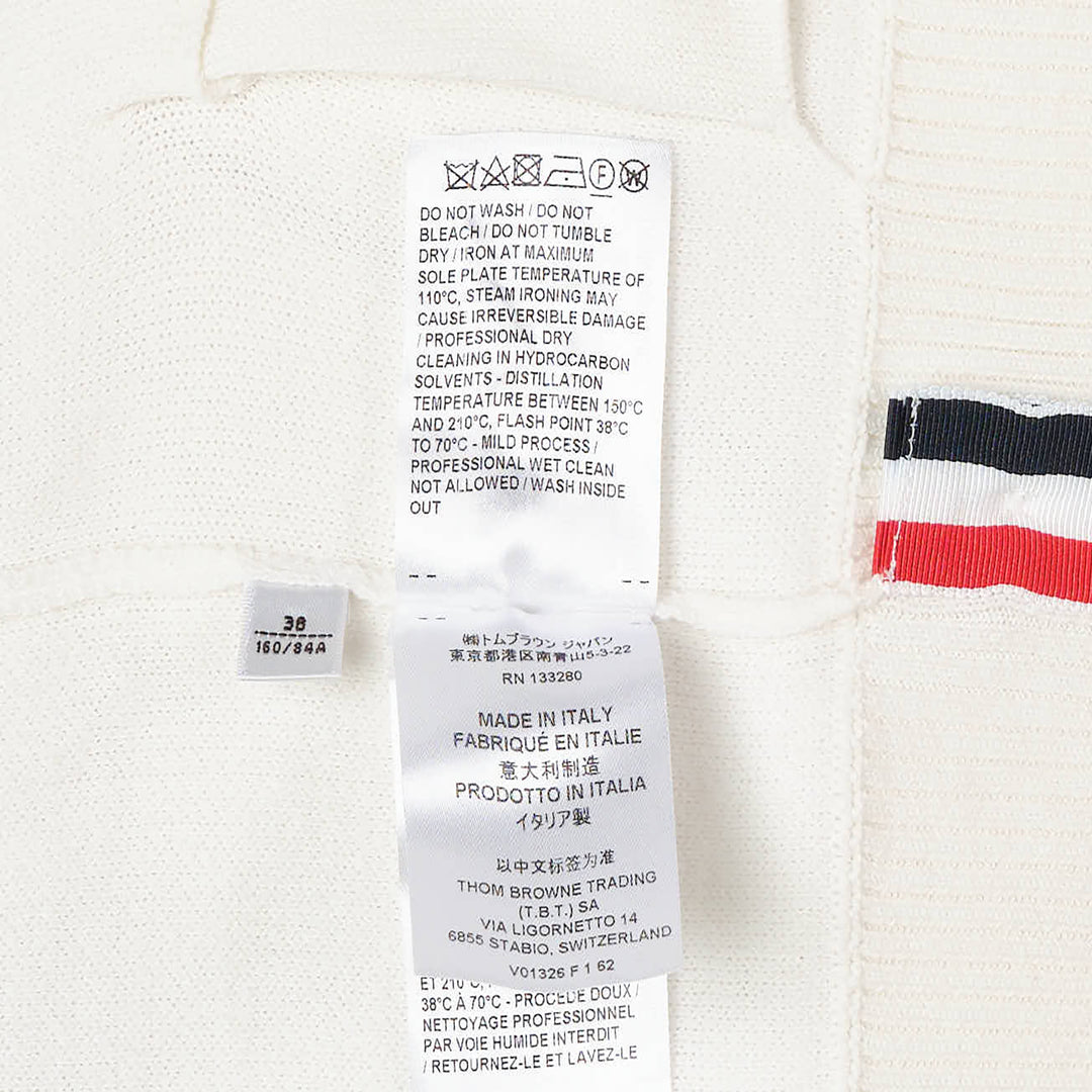 Sailboat Jacquard V-Neck Cardigan