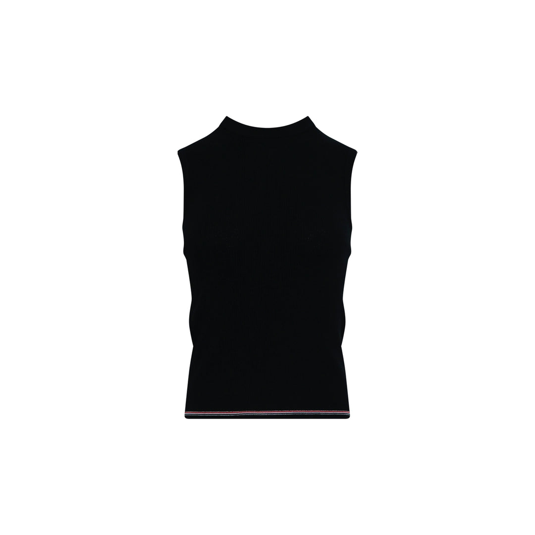 Rib Stitch Merino Shell Top