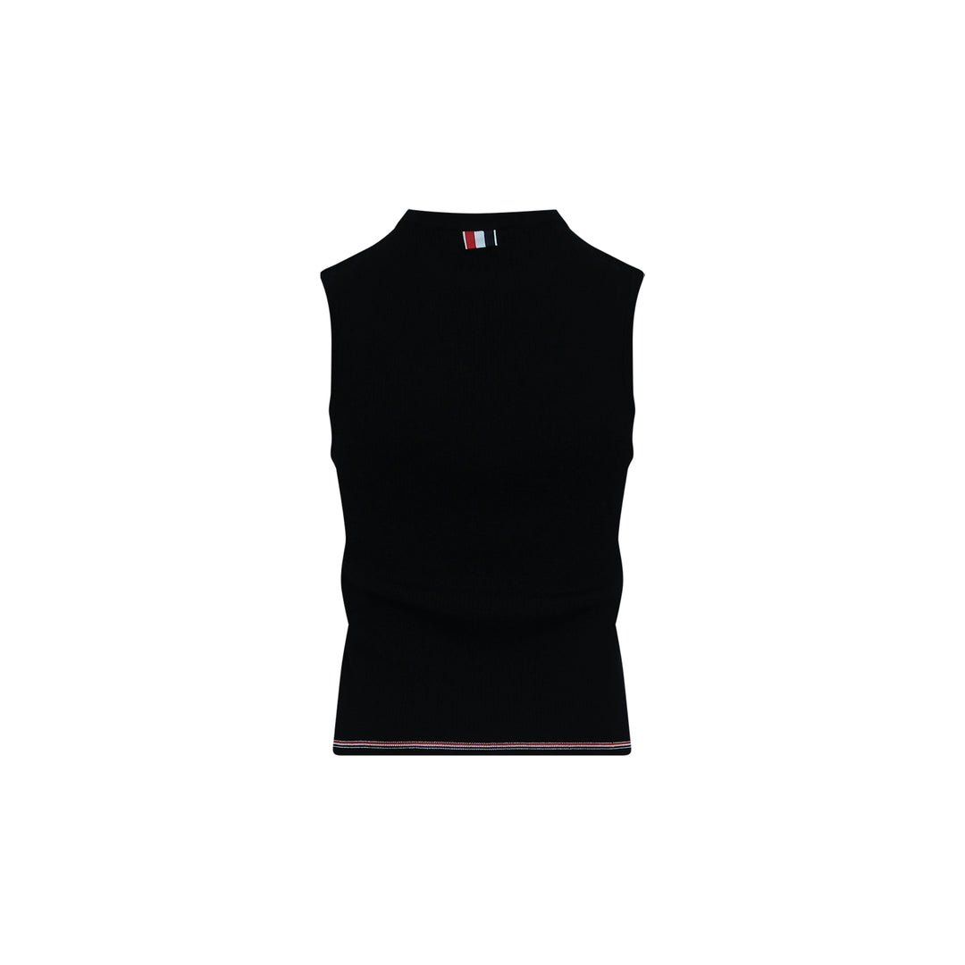 Rib Stitch Merino Shell Top