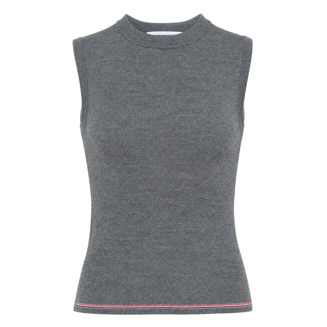 Rib Stitch Merino Shell Top
