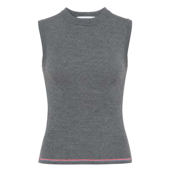 Rib Stitch Merino Shell Top