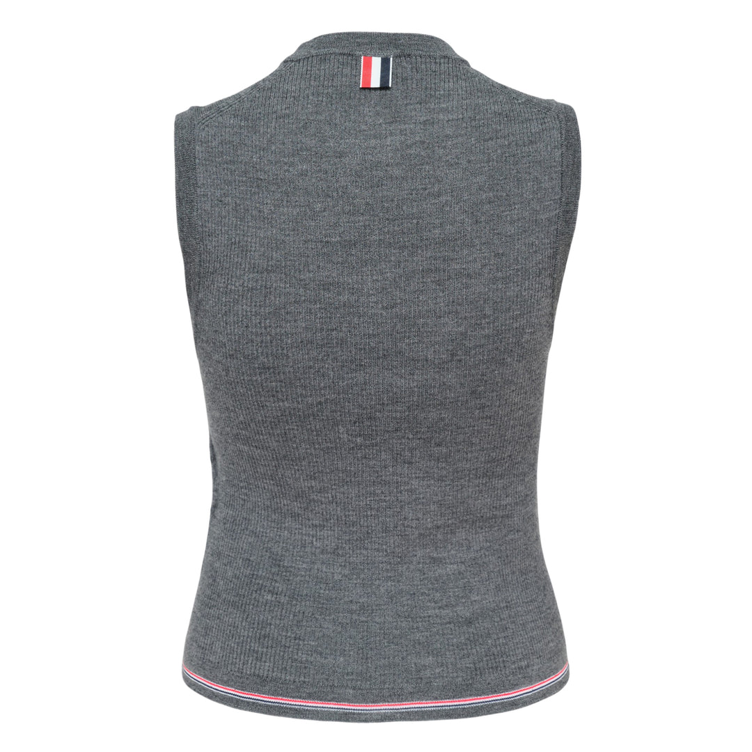 Rib Stitch Merino Shell Top