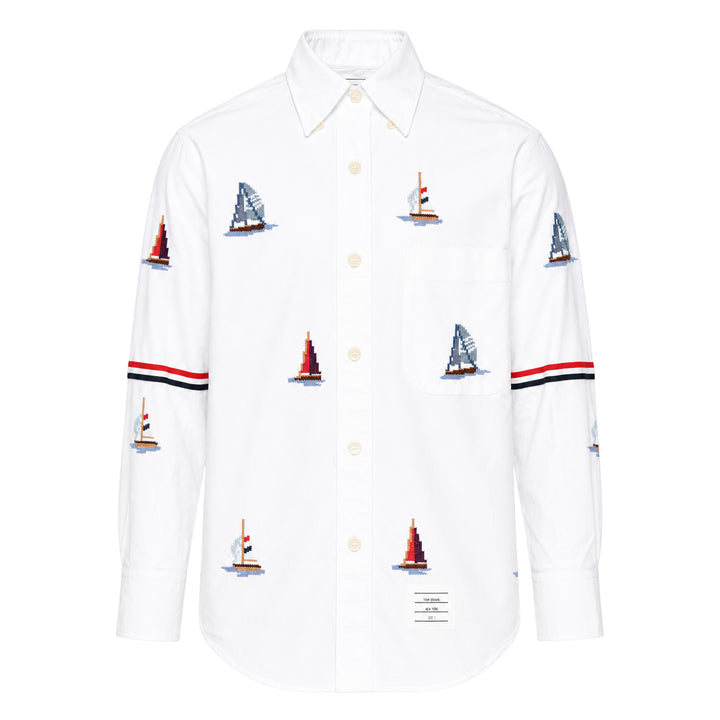Supersized Point Collar Shirt