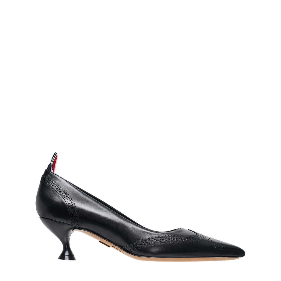 Wingtip Brogue Kitten Heel Pumps