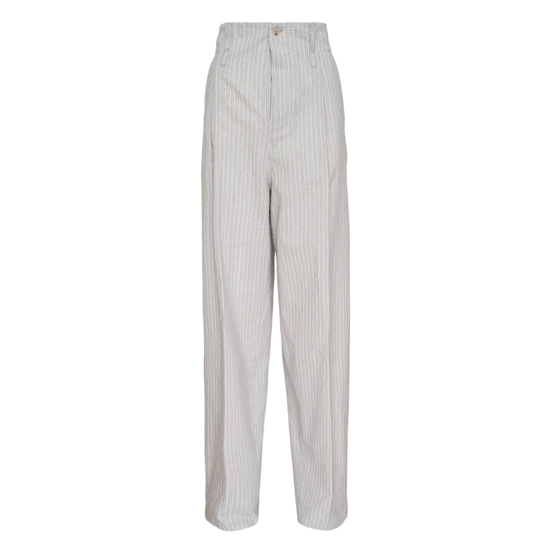 Striped Wide-Leg Pants