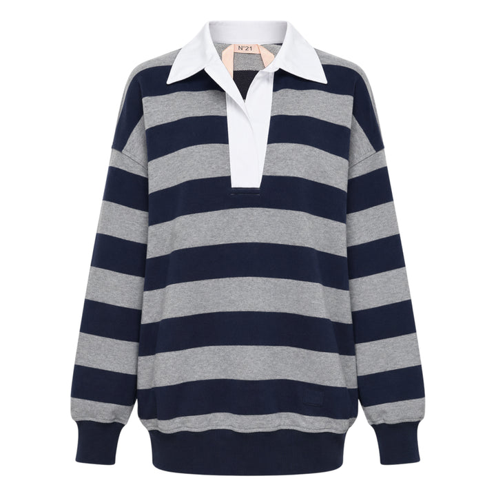 Striped Rugby Sweatshirt