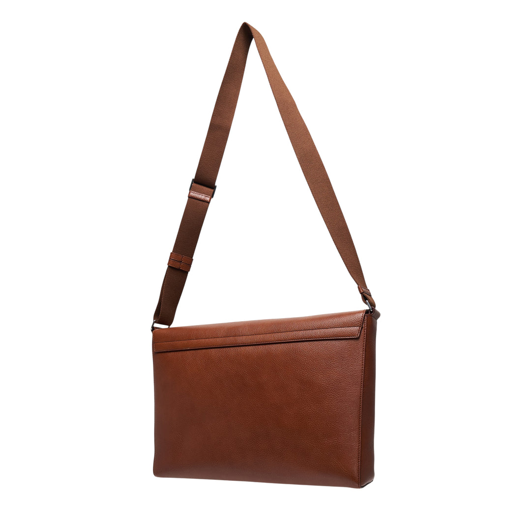 Chiltern Crossbody Messenger Oak Natural Vegetable Tanned