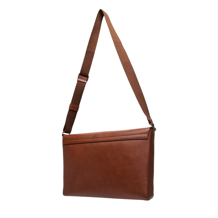 Chiltern Crossbody Messenger Oak Natural Vegetable Tanned