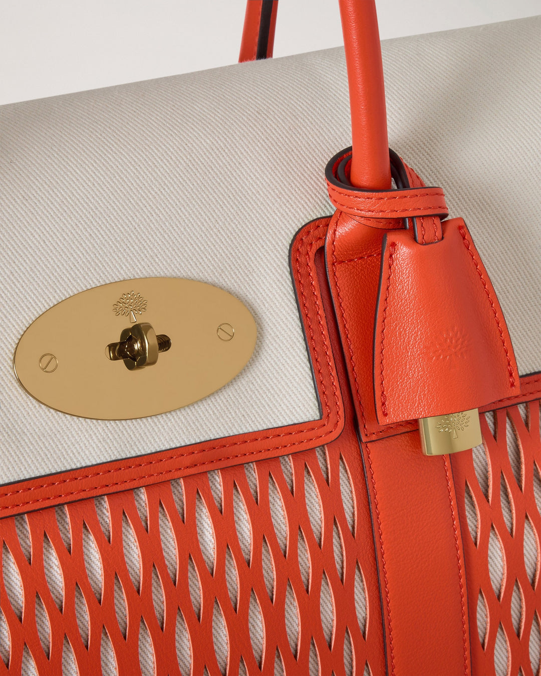 Bayswater Leather Canvas Cut-Out
