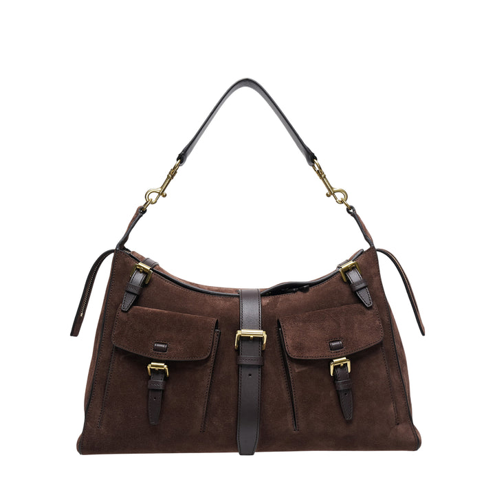 Roxanne Suede Shoulder Bag