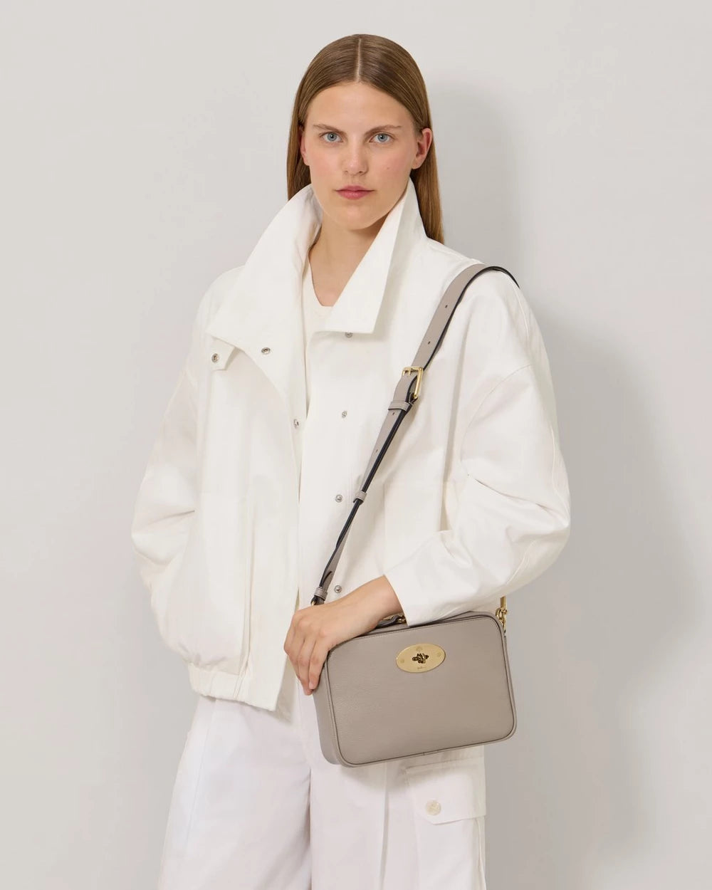 Darley Camera Bag Cashmere Taupe Small Classic Grain