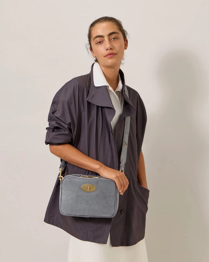 Darley Camera Bag Foggy Grey Suede