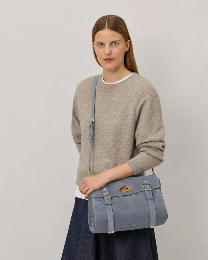 Alexa Foggy Grey Suede