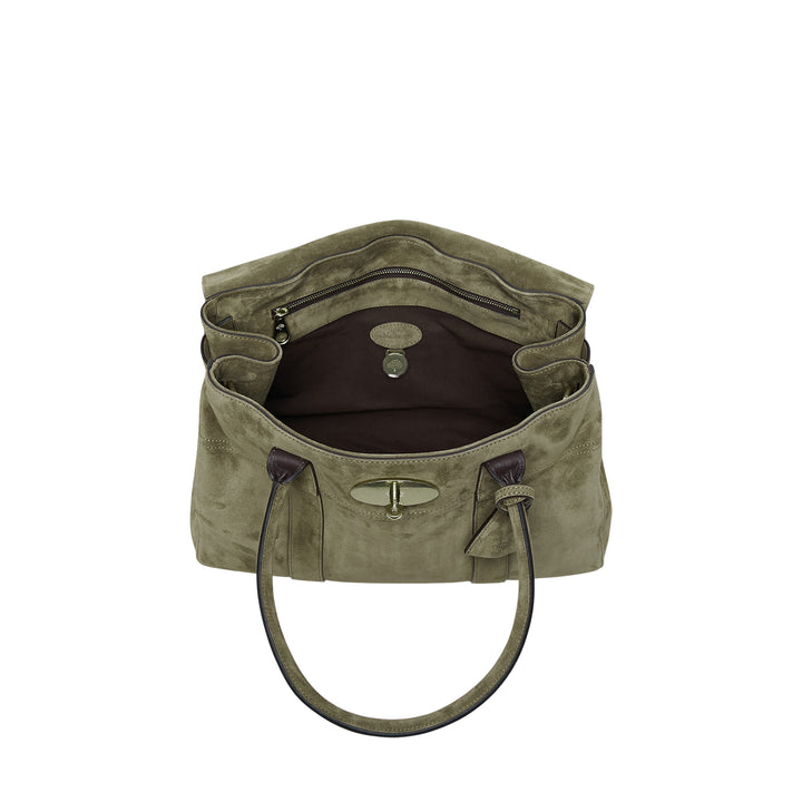Bayswater Suede Tote Bag