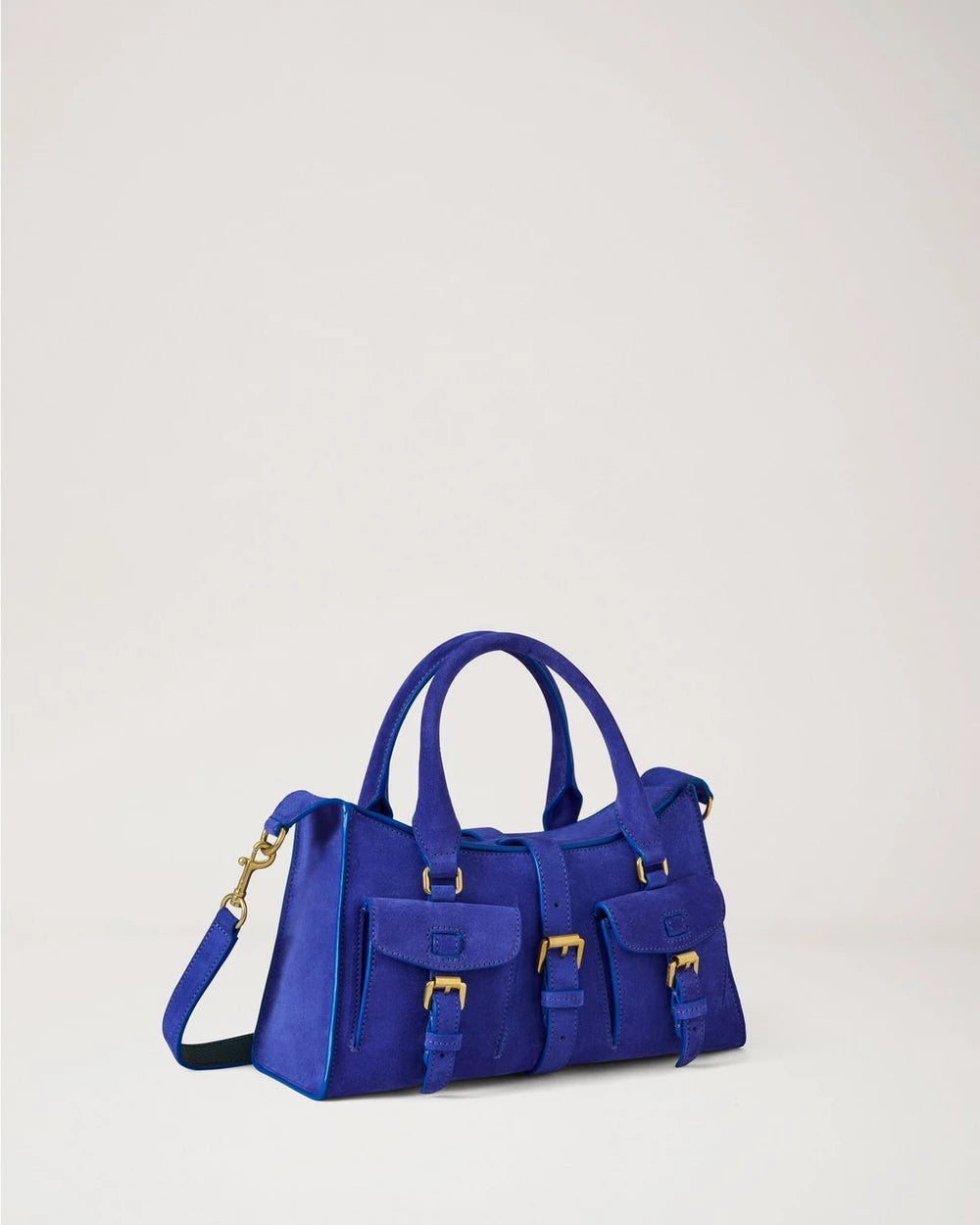 Small Roxanne Royal Amethyst Suede