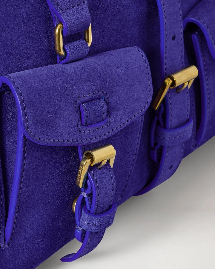 Small Roxanne Royal Amethyst Suede