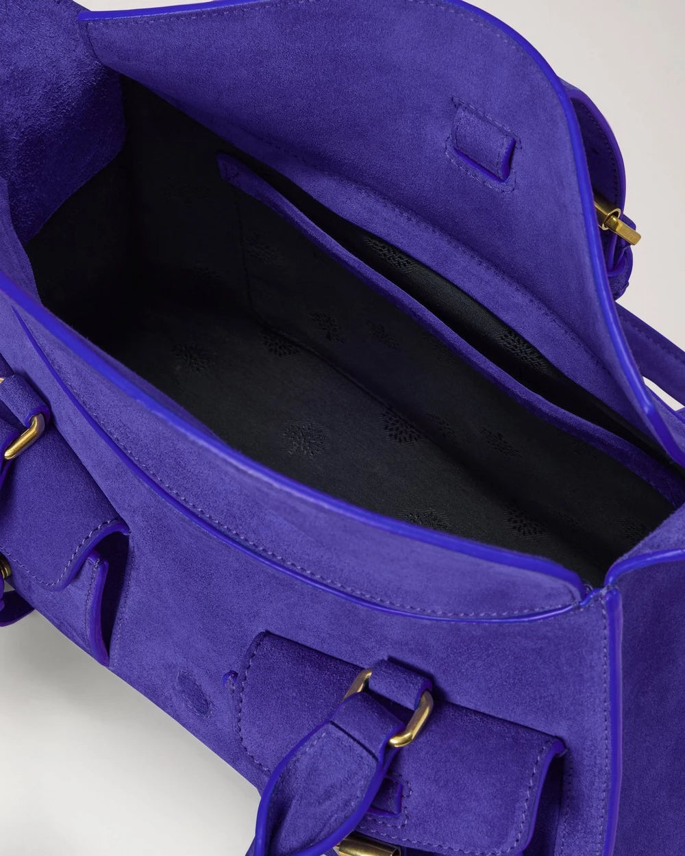 Small Roxanne Royal Amethyst Suede