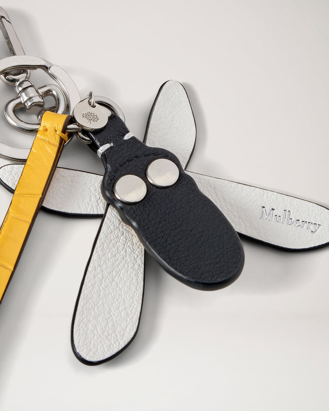 Bumblebee Leather Keyring