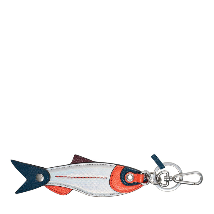 Leather Fish Keyring