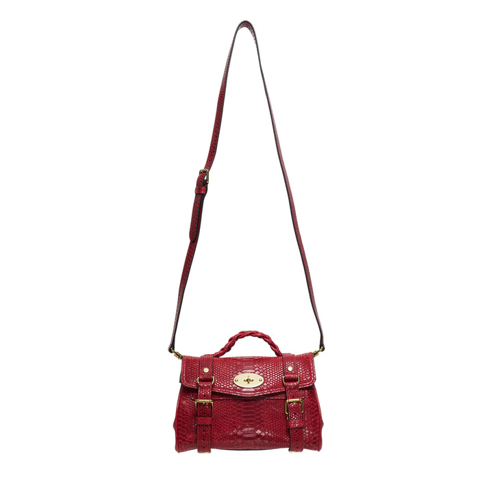 Mini Alexa Snake Print Bag