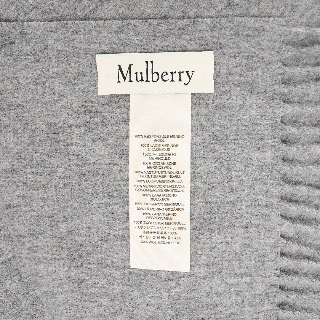 Small Solid Merino Wool Scarf