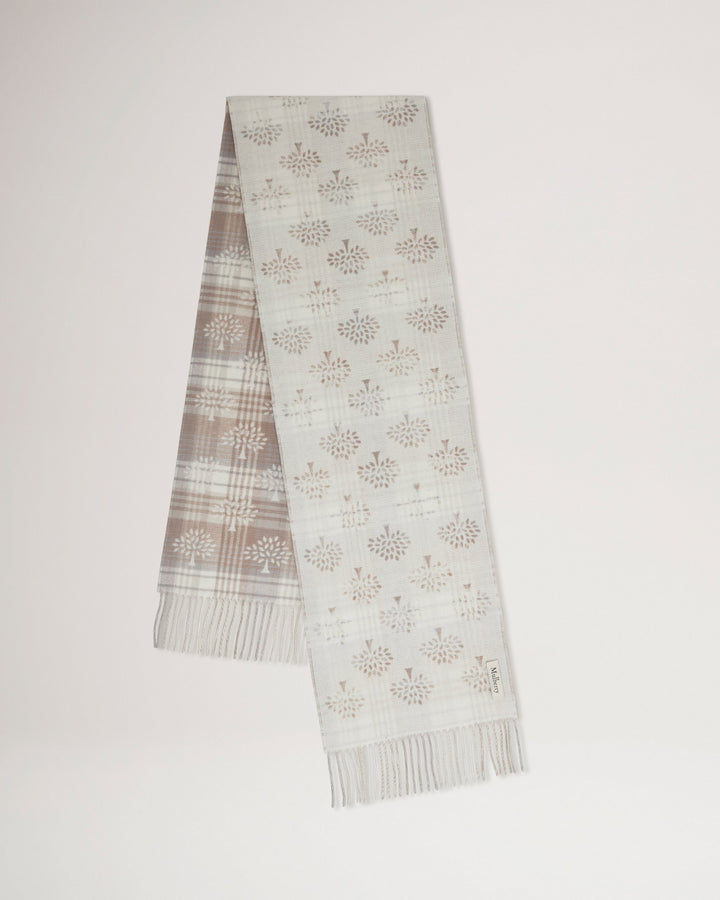 Mulberry Heritage Check & Tree Scarf
