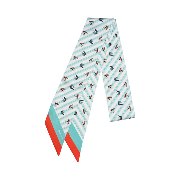 Feather Lure Skinny Scarf