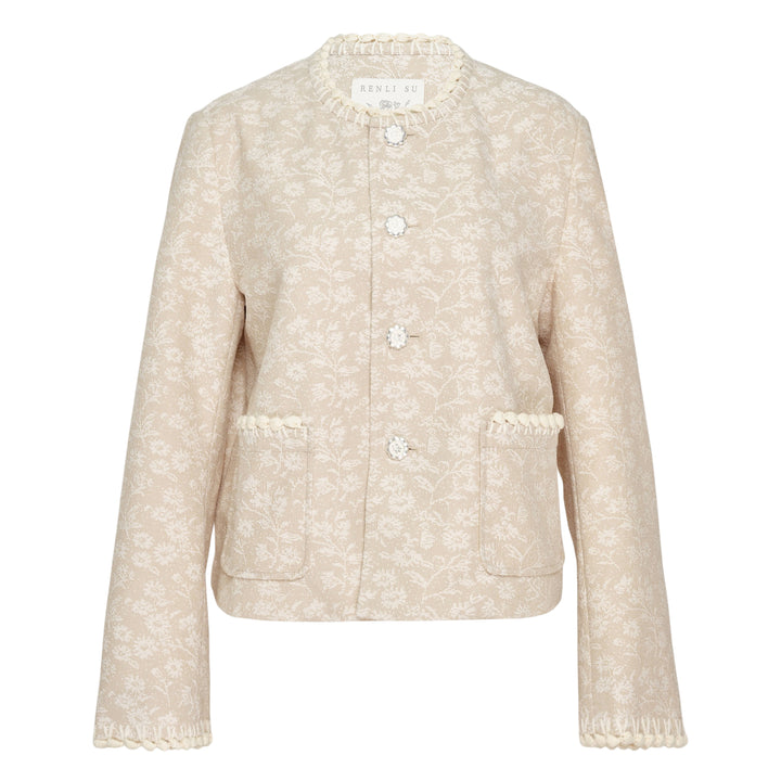 Floral Motif Jacket