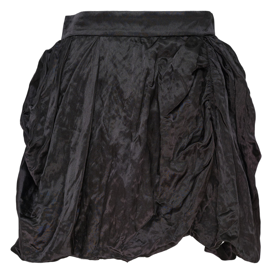 Gathered Mini Skirt