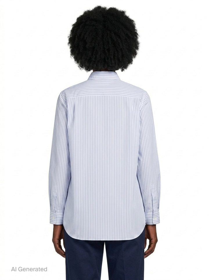 Black Emblem Long Sleeve Shirt | Comme des Garçons PLAY | Club21 - back