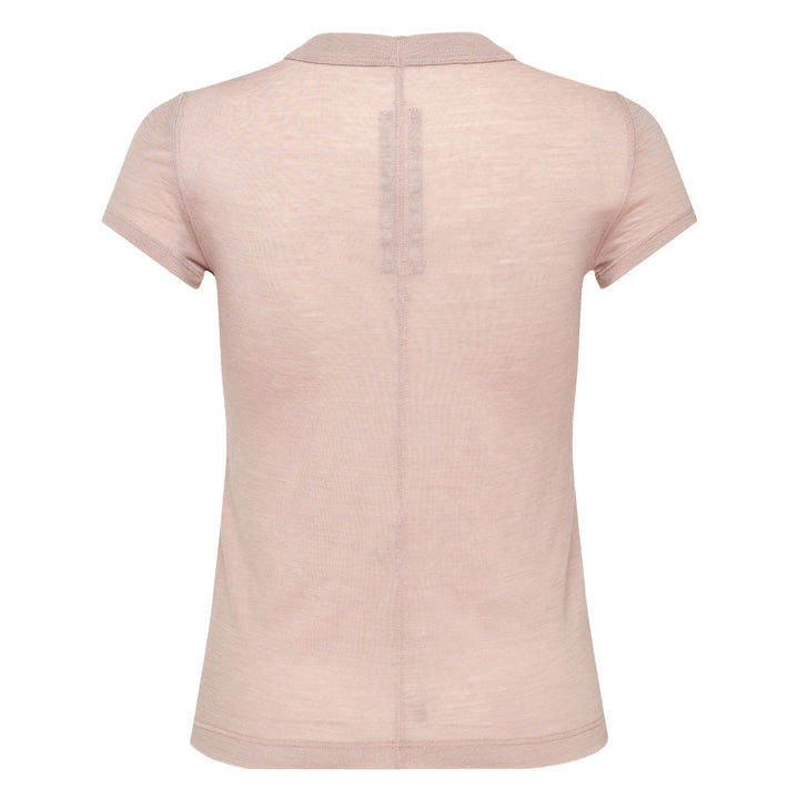Cropped Wool Silk Jersey Tee