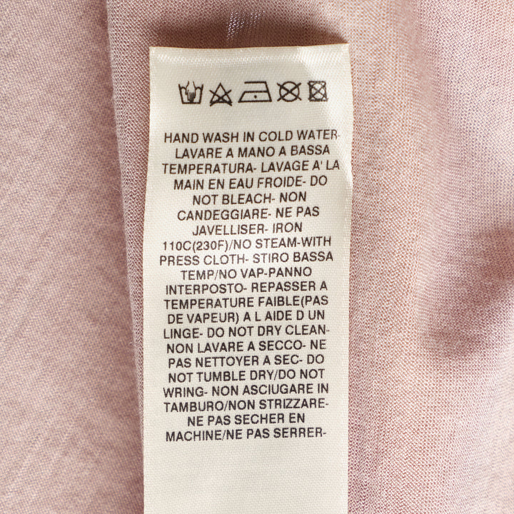 Cropped Wool Silk Jersey Tee
