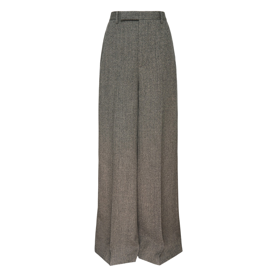 Wide Tailored Bishu Wool Pants