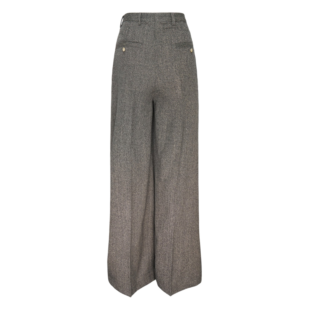 Wide Tailored Bishu Wool Pants